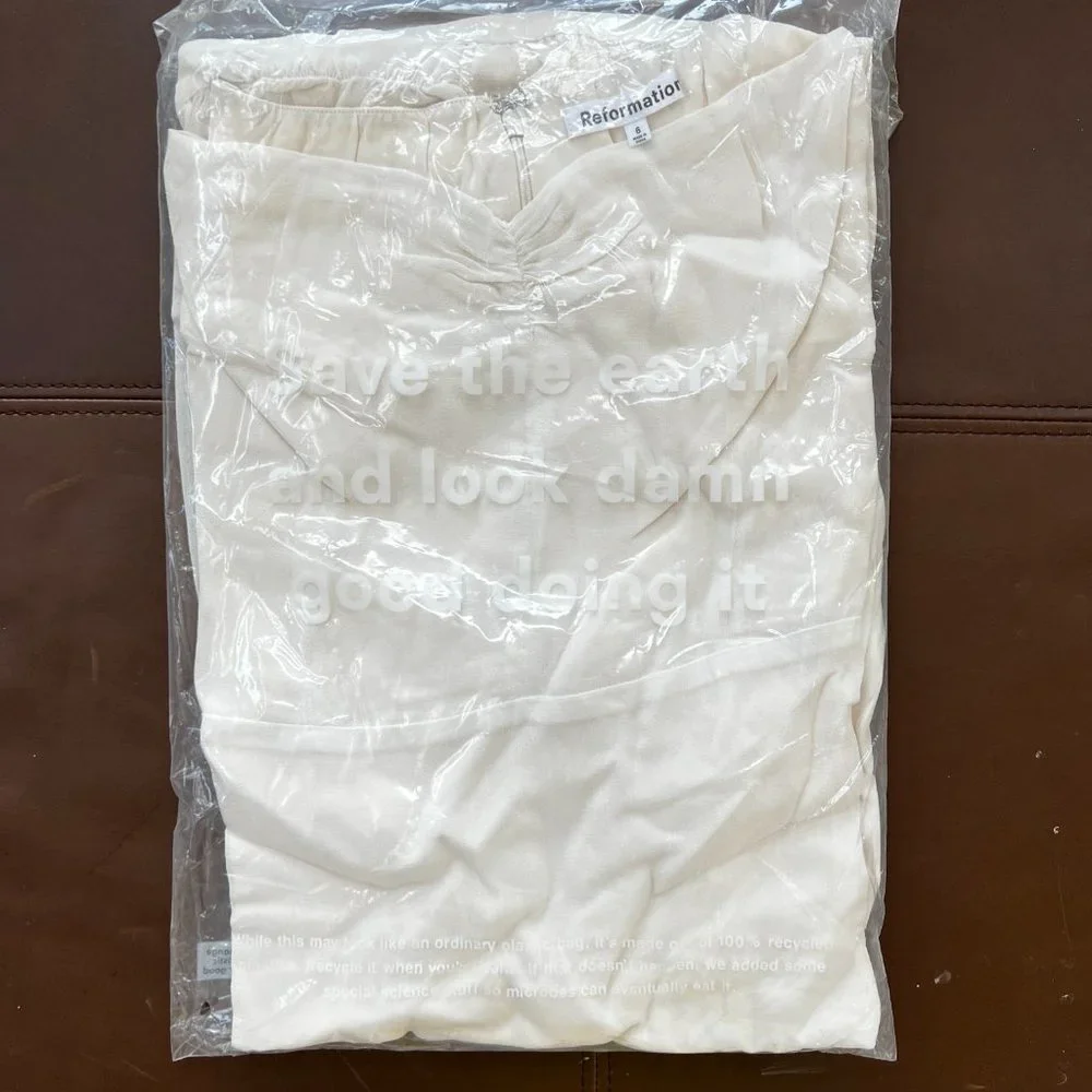 Reformation Butterfly Dress | Ivory🎉SALE 🎀 NEW - Picture 10 of 15